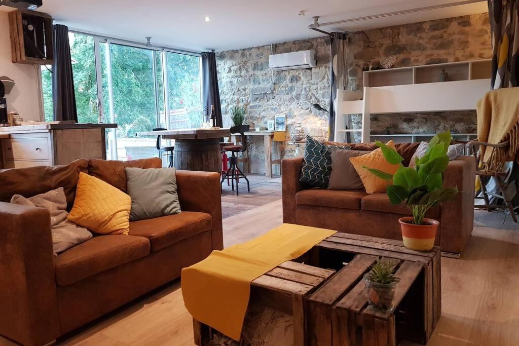Studio tout confort entre vignes et prés Saint-Didier-sur-Beaujeu Exterior foto